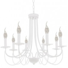 Φωτιστικό Κρεμαστό 8xE14 230V Λευκό 955ANGELA8/WH